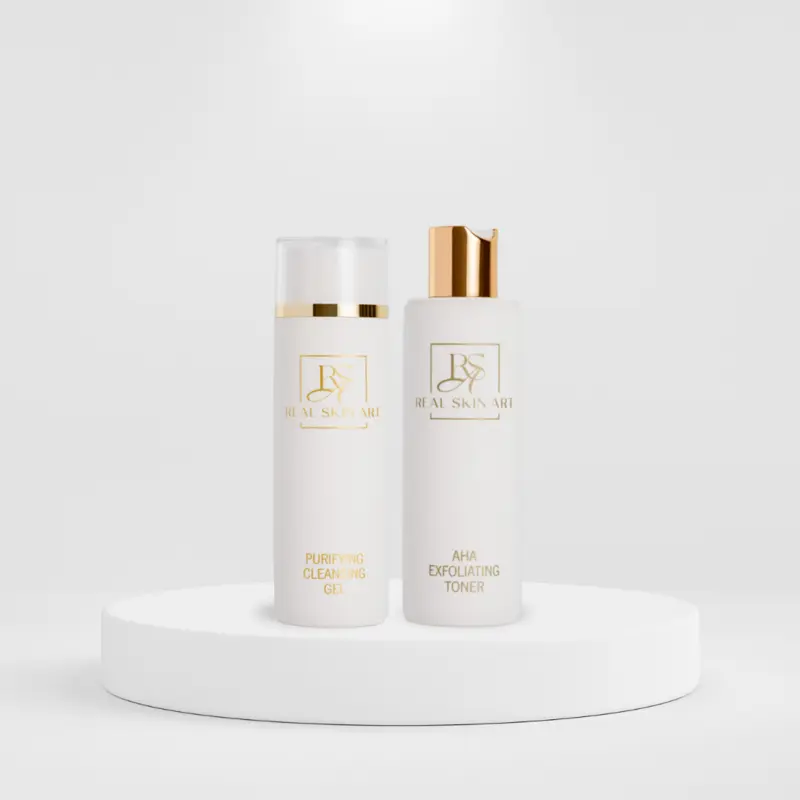 RSA Box Purifying Gel & AHA Toner