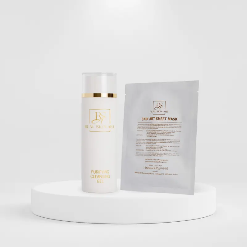 RSA Box Purifying Cleansing Gel & Skin Art Sheet Mask